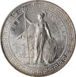 1900-B年英国贸易银元站洋一圆银币。孟买铸币厂。GREAT BRITAIN. Trade Dollar, 1900-B. Bombay Mint. PCGS MS-62 Gold Shield.