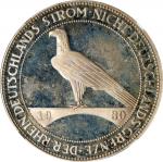 1930-F年德国5 马克。GERMANY. Weimar Republic. 5 Mark, 1930-F. Stuttgart Mint. NGC PROOF-64 Ultra Cameo.