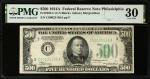 Fr. 2202-C. 1934A $500 Federal Reserve Note. Philadelphia. PMG Very Fine 30.