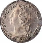 FRANCE. Ecu, 1763/2-L. Bayonne Mint. Louis XV. PCGS Genuine--Cleaned, AU Details Gold Shield.