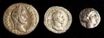 MIXED LOTS. Trio of Silver Denominations (3 Pieces), ca. 350 B.C.- A.D. 218. Grade Range: NEARLY VER