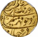 INDIA. Mughal Empire. Mohur, AH 1079 Year 12 (1668). Aurangabad Mint. Muhayyi-Ud-Din Muhammad Aurang