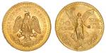 Mexico. Estados Unidos. 50 Pesos, 1929. Centenario. Winged Victory. Fr.172, KM 481. Brilliant Uncirc