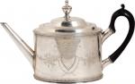 Silver Teapot by Ephraim Brasher (1744-1810). Active ca. 1786-1807. New York, New York.