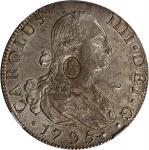 1797-99年英国 - 西班牙壹圆银币。GREAT BRITAIN. Great Britain - Spain. Dollar (4 Shillings 9 Pence), ND (1797-99
