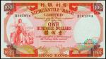 1974年香港有利银行一百圆。