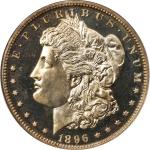 1896 Morgan Silver Dollar. Proof-66 Cameo (NGC).