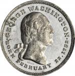 1799 (ca. 1860) Washingtons Tomb Medal. First Obverse, First Reverse. White Metal. 32 mm. Musante GW