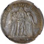 FRANCE. 5 Francs, 1849-A. Paris Mint. NGC PROOF-64.