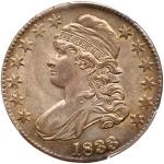 1833 Capped Bust Half Dollar. PCGS MS63