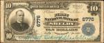 Shelby, North Carolina. $10 1902 Plain Back. Fr. 616. The First NB. Charter #6776. Fine.