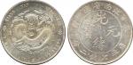 Kiangnan Province ?-南省: Silver Dollar, CD1903 癸卯, initials “HAH” and rosette in outer circle 有花 (KM 