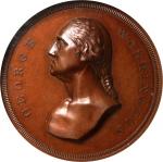 1883 Evacuation of New York Medal. Musante GW-1002, Baker-459. Copper. MS-65 BN (NGC).