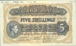 East African Currency Board, a printers archival specimen 5 shillings, Nairobi, 1 January 1949, seri