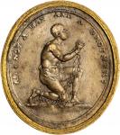 Undated Antique Am I Not A Man And a Brother Anti-Slavery Medallion. Plaster and Cardboard. 31.3 mm 