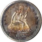 1868 Liberty Seated Quarter. Proof-66+ (PCGS). CAC.