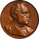 1891 William Windom Medal. By Charles E. Barber. Julian MT-26. Bronze. MS-64 BN (NGC).