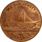 Undated (ca. 1858) Sages Historical Tokens -- No. 5, The Old Jersey. Original. Bowers-5. Die State I