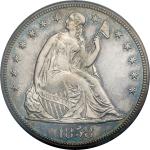 1858 Liberty Seated Silver Dollar. OC-P1. Rarity-4-. Proof-62 (PCGS). OGH.