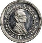 1809 (ca. 1860s) Abraham Lincoln / Robbins, Royce & Hard Mule. Second Reverse. Cunningham 28-1550W, 