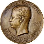 1905年罗斯福就职勋章 PCGS SP 65 Theodore Roosevelt Inaugural Medal