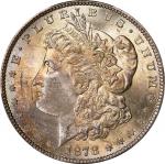 1878 Morgan Silver Dollar. 7 Tailfeathers. Reverse of 1878. MS-64 (PCGS).