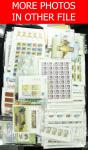 Laos - 2001-2004 Lot of 62 different sets each of 100 unused sets all in full sheets and some relate