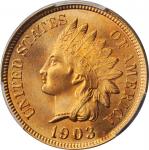 1903 Indian Cent. MS-66+ RD (PCGS).