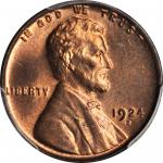 1924-D Lincoln Cent. MS-66 RB (PCGS).