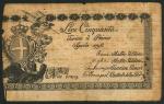 Biglietti di Credito Verso le Regie Finanze, a group of 25 lire, 1792 (5), 1794 (4), 50 lire, 1796, 