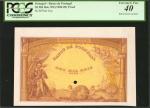 PORTUGAL. Banco de Portugal. 10 Mil Reis, ND. P-81p. Proof. PCGS Currency Extremely Fine 40.