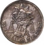 MEXICO. 25 Centavos, 1887-Pi R. San Luis Potosi Mint. PCGS AU-58 Gold Shield.