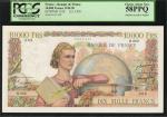 FRANCE. Banque de France. 10,000 Francs, 1950. P-132b. PCGS Currency Choice About New 58 PPQ.