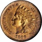 1866 Indian Cent. MS-65 RB (NGC).