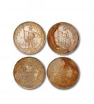 1899年香港贸易银元“站洋”壹圆银币一组二枚，极美品 RMB: 1,500-2,000      