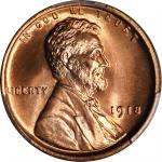 1918 Lincoln Cent. MS-68 RD (PCGS).