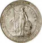 GREAT BRITAIN. Trade Dollar, 1902-C. Calcutta Mint. PCGS Genuine--Cleaned, Unc Details.