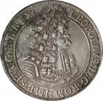AUSTRIA. Taler, 1696. Hall Mint. Leopold I. PCGS Genuine--Environmental Damage, AU Details.