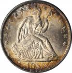 1850-O Liberty Seated Half Dollar. WB-12. Rarity-3. Large O. MS-62 (PCGS).