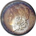 1881 Morgan Silver Dollar. Proof-68 (PCGS). CAC.