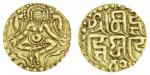 India, Kalachuris of Tripuri, Gangeyadeva (1015-41), gold Unit of 4½-Masha, 4.01g, srimad gangeyadev