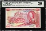 SEYCHELLES. Government of Seychelles. 100 Rupees, 1972. P-18c. PMG Very Fine 30.