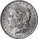 1894 Morgan Silver Dollar. Unc Details--Cleaning (PCGS).