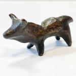 ANCIENT: GREECE: AE figurine (43.52g), bronze ox, circa 800 BC, VF, ex Charles Opitz Collection. 