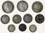 William IV (1830-37), Maundy coinage, Threepence, 1837 (S.3842), Twopence (2), 1831, 1838 (S.3843), 