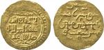 COINS. CHINA – CENTRAL ASIA, SILK ROAD. Ilkhan, Abaqa (663-680h).  Gold Dinar, mint off flan (Tabriz