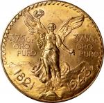 MEXICO. 50 Pesos, 1943. Mexico City Mint. PCGS MS-66.