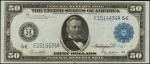 Fr. 1043 (W-2999-E-b). 1914 $50 Federal Reserve Note. Richmond. PCGS Very Choice New 64.