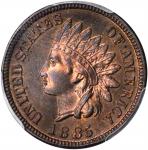 1885 Indian Cent. Proof-65 RB (PCGS). CAC.