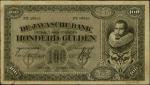 1928年荷属东印度爪哇银行一佰圆。